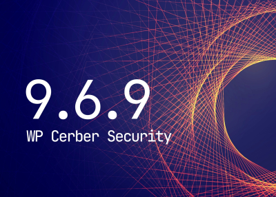 WP Cerber Security 9.6.9